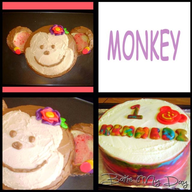 monkey tiedie marble cake